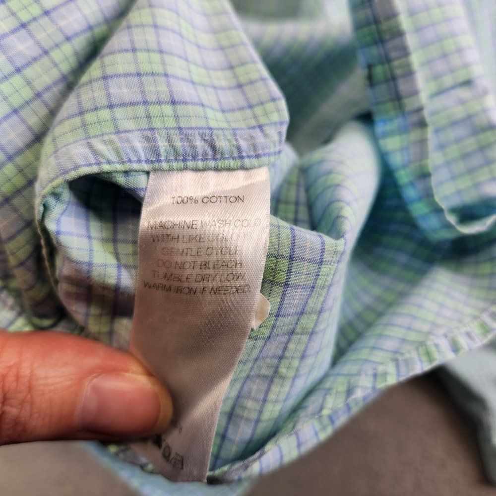 Vineyard Vines Tucker Shirt Mens S Blue Check Classic Fit Beach Preppy Yacht - Picture 14 of 16